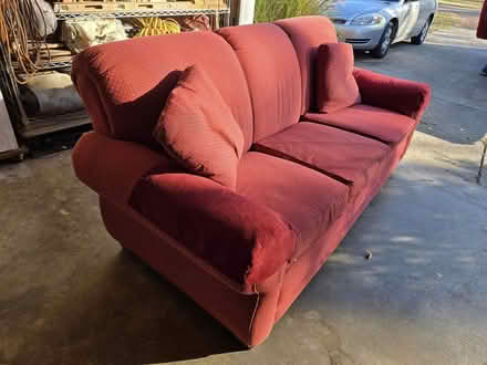Photo of free Red Sofa (Farmington Hills) #1