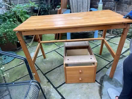 Photo of free Solidly built 2 drawer desk (Windsor SL4) #1