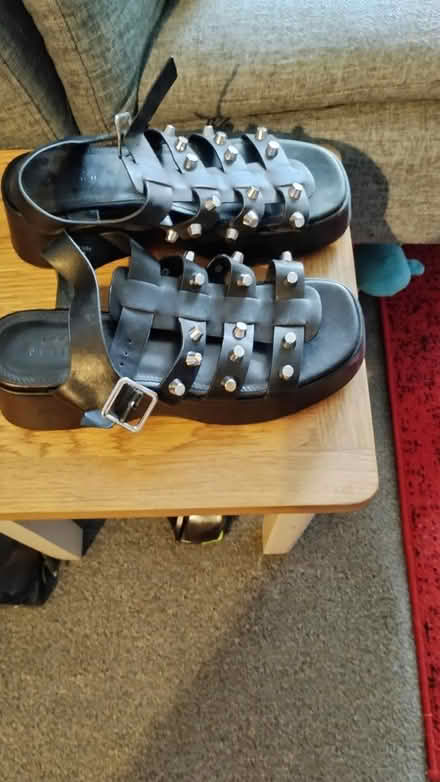 Photo of free Black ASOS sandals (GL2) #1