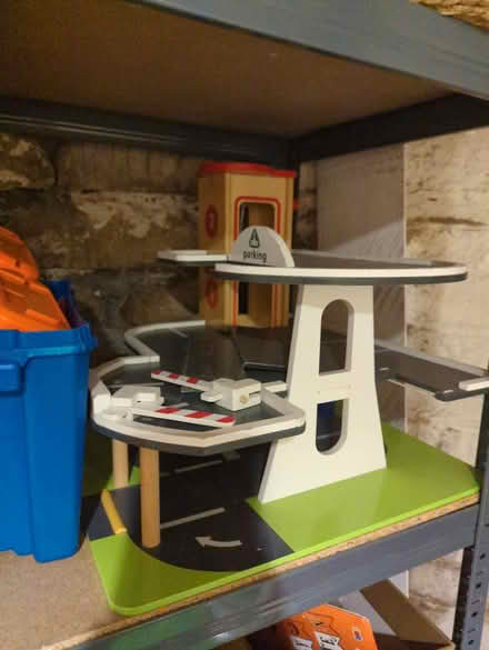 Photo of free Wooden toy garage (BD18 Shipley) #1