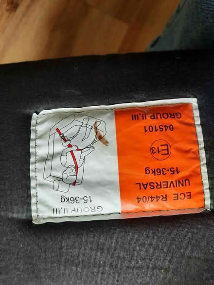 Photo of free Child's booster seat for car (Mossley Hill L18) #1