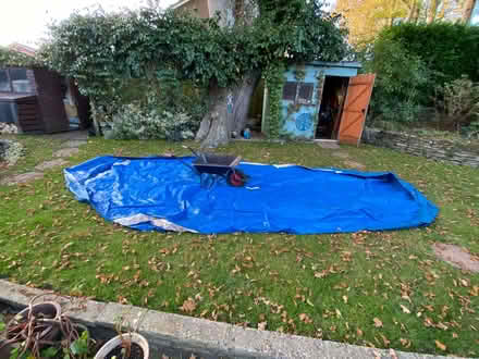 Photo of free Old boat cover, heavy duty. (Merley BH21) #2