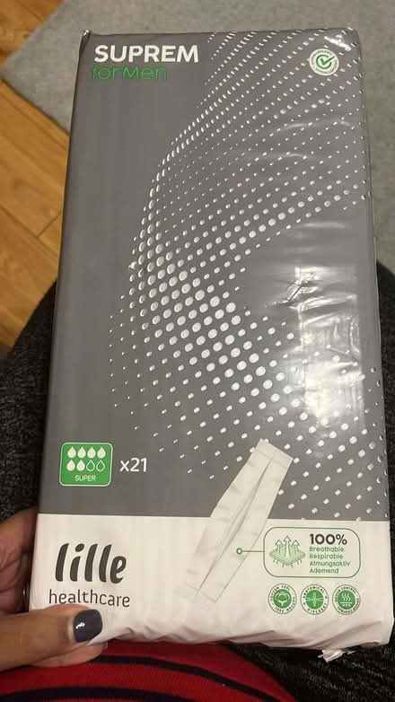 Photo of free Men's incontinence pads (Welling DA16) #2