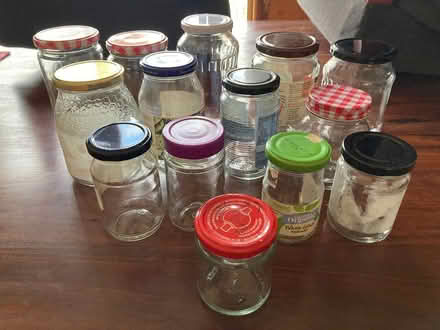 Photo of free Box of glass jars with lids (Mount Waverley) #1