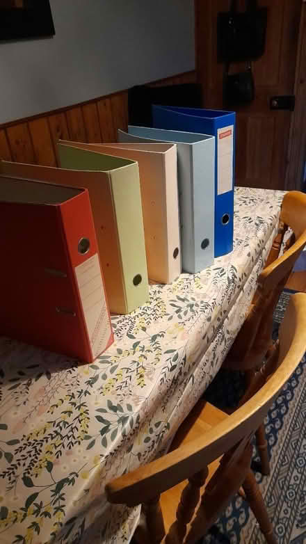 Photo of free Lever arch folders and plastic wa (SN1 old town swindon) #3