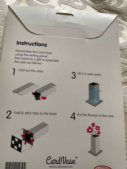 Photo of free Pop up card vase holder (welling DA16) #2