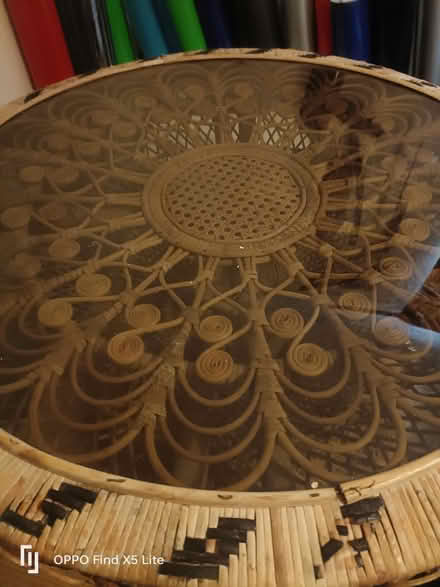 Photo of free Bamboo rattan coffee table (Clifton wood) #2