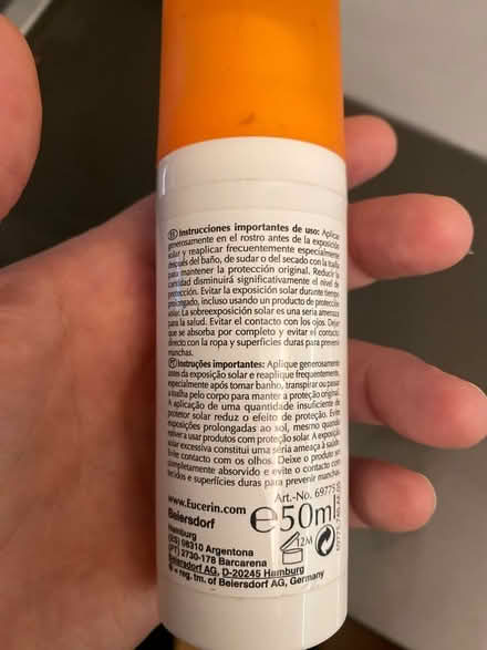 Photo of free Eucerin face cream - tinted (Shakspeare Walk, N16) #2