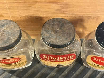 Photo of free Vintage glass jars for silvikrin (Breadstone GL13) #2