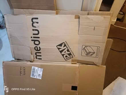 Photo of free 6 large cardboard boxes (Clifton wood) #1