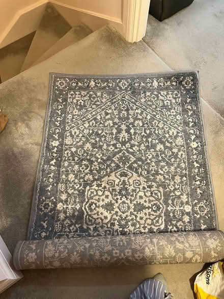 Photo of free Blue ikea rug (GU23) #1