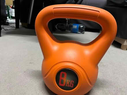 Photo of free Orange Kettle Bell ( 8kg) (Islington, N7) #1
