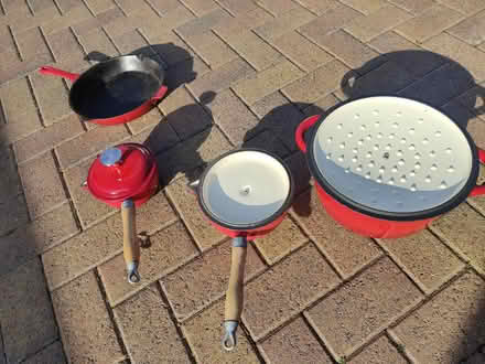Photo of free Cast iron pots and pan (Woodley RG6) #1
