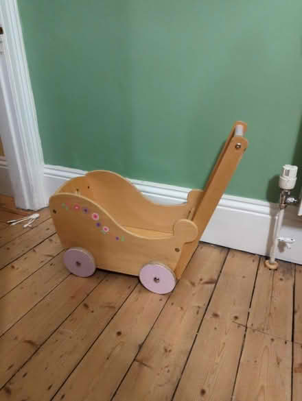 Photo of free Wooden dolls pram (BD18 Shipley) #1