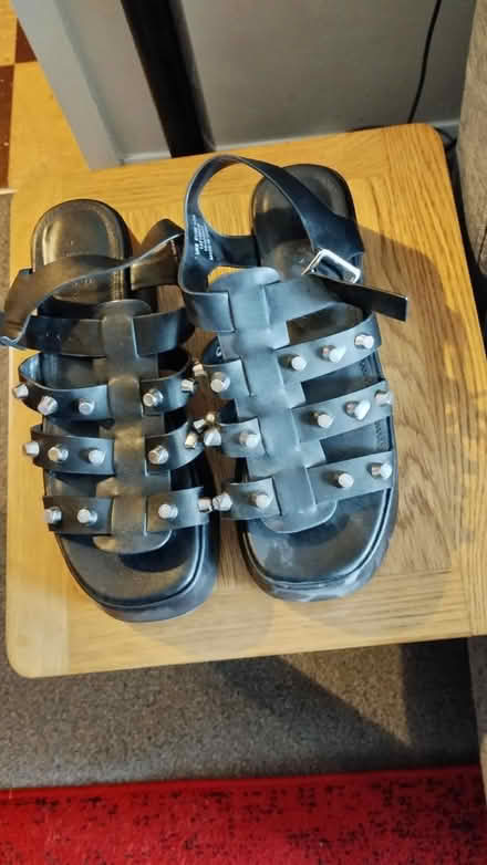 Photo of free Black ASOS sandals (GL2) #2