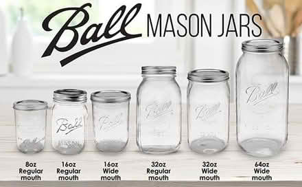 Photo of large food-friendly mason jars (Gaithersburg) #1