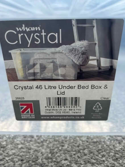 Photo of free 2x clear storage boxes (DY13 Burlish) #2