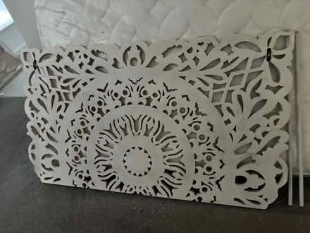 Photo of free Mango wood headboard (Winchester, SO22) #1