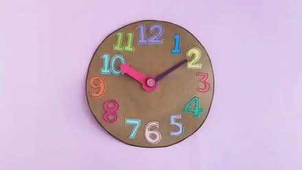 Photo of Tell the time children's play clock (Earlham NR4) #1