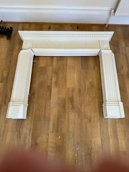 Photo of free Plaster fireplace and stone hearth (Eastbourne BN21) #1