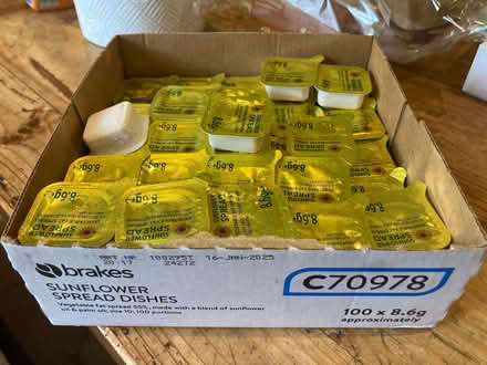 Photo of free Sunflower Spread portions (75 approx) (Dursley GL11) #1