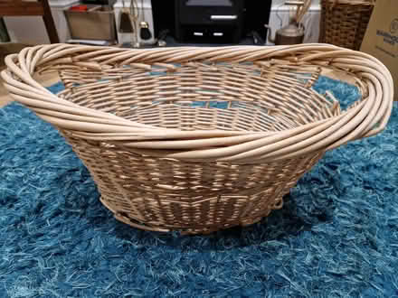 Photo of free Wicker laundry basket (Loughton IG10) #1