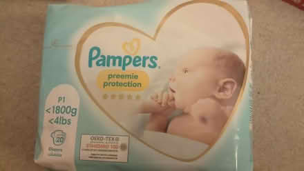 Photo of free 2 Packs Pampers Preemie Nappies (Enfield EN2) #1