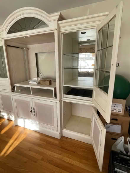 Photo of free Large wood entertainment center (Mansfield Township) #4