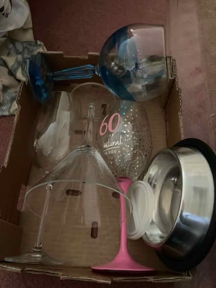 Photo of free Box of glasses (Warndon Worcester WR4) #1