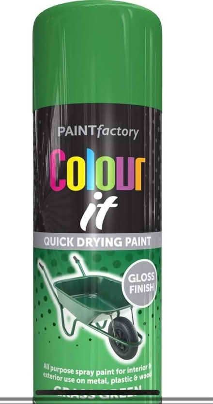 Photo of spray paint green (DE22) #1