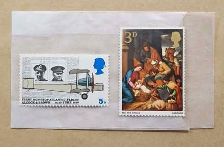 Photo of free A couple of old UK postage stamps (Garden City OX5) #1