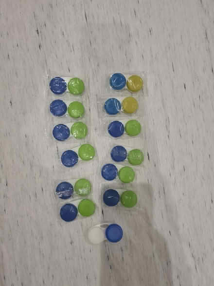 Photo of free 13 unused contact lenses cases (London fields, E8) #1