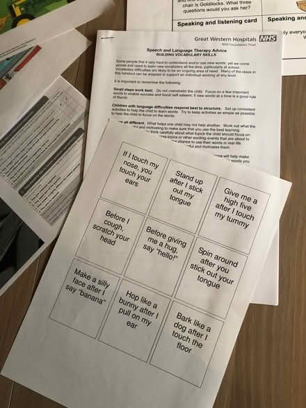 Photo of free SEND speaking + listening resources (Pembury TN2) #3