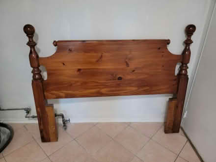 Photo of free Oak Headboard (Hatboro/Horsham) #1