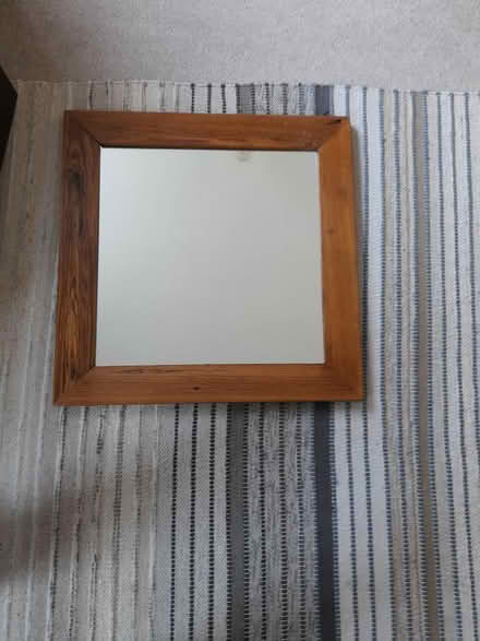 Photo of free Square mirror, wooden frame (kendal LA9) #1