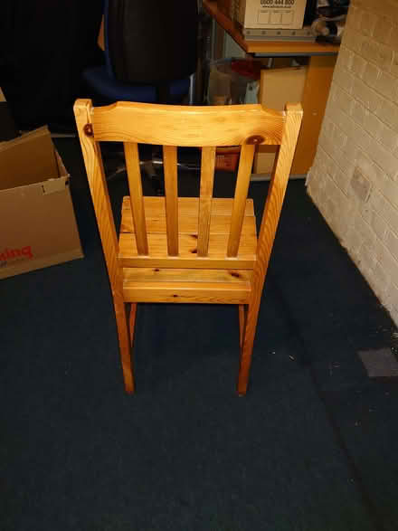 Photo of free Wooden chair (Wandsworth Common SW17) #2