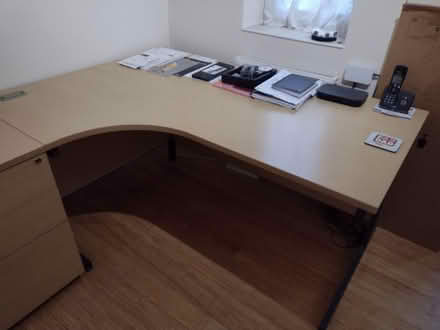 Photo of free Large office desk + filing cabinets (Amersham HP6) #1
