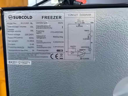 Photo of free Tabletop freezer (Telford TF3) #1