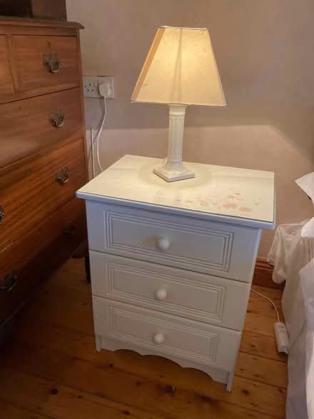 Photo of free 2 x Bedside Tables & Lamps (Dublin 15) #1