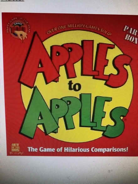 Photo of Apples to apples board game (Winston Churchill/collegeway) #1