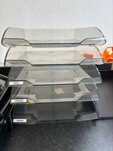 Photo of free 8 x Stackable letter trays (w2 2es) #3