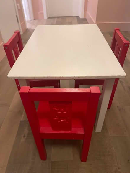 Photo of free Kids table and chairs (Banstead) #1