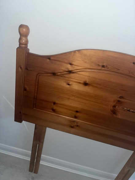 Photo of free Solid wooden headboard for a single bed (Marks Gate RM6) #3