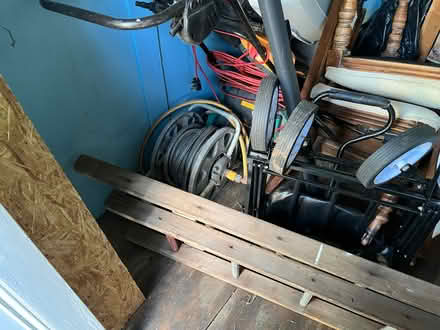 Photo of free Very long wooden ladders (Philip Lane, N15) #3
