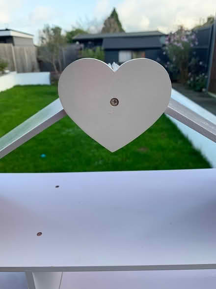 Photo of free Lilac ‘house’ book shelf (New Haw, KT15) #3