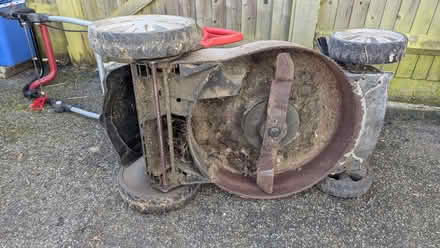 Photo of free Electric lawnmower - old but working (Hampden Park BN22) #3