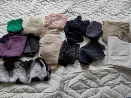 Photo of free Shoe box with fabric remnants (L1 Liverpool City Centre) #2