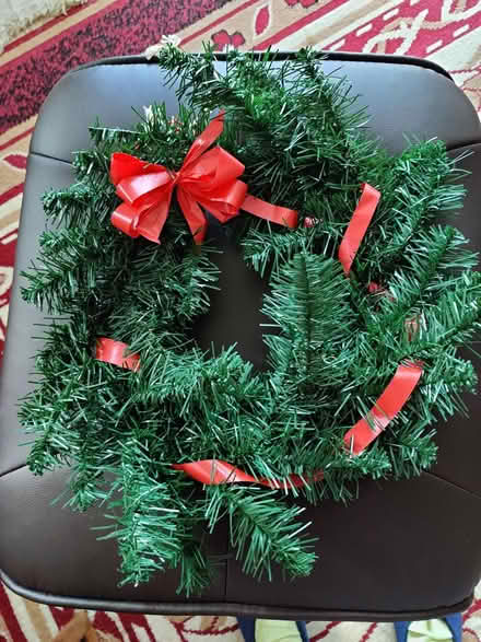 Photo of free Artificial spruce wreath (Anns Hill, Gosport PO12) #1