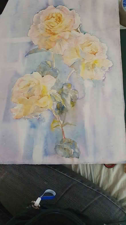 Photo of free 2 beautiful tempera paintings (Ottershaw KT16) #2