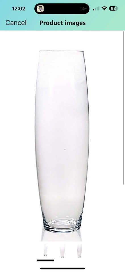 Photo of free Very Tall Glass Vase (Molesey KT8) #1